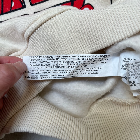 ZARA Rolling Stones Crewneck Sweatshirt & Tee **LIKE NEW** - Picture 6 of 10